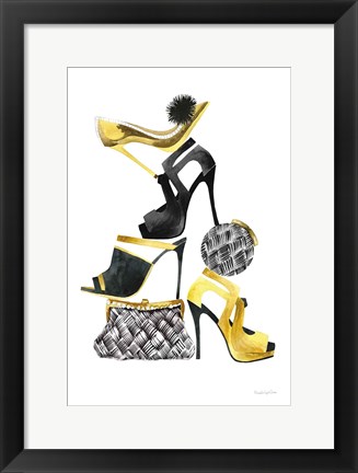 Framed Glitz and Glam I Print