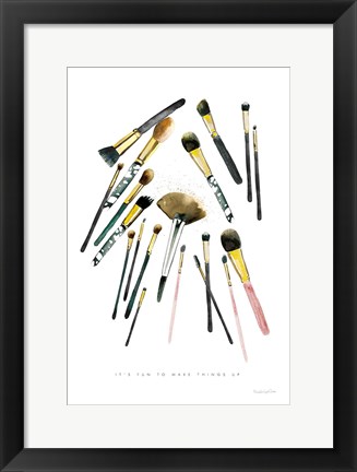 Framed Make it Up II Print