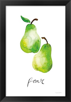 Framed Pears Print