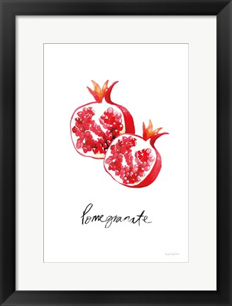 Framed Pomegranates Print