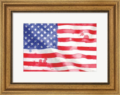 Framed Americana Style I Print
