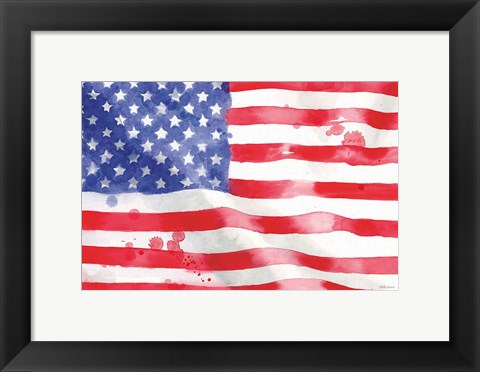 Framed Americana Style I Print