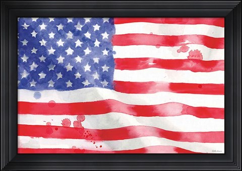 Framed Americana Style I Print
