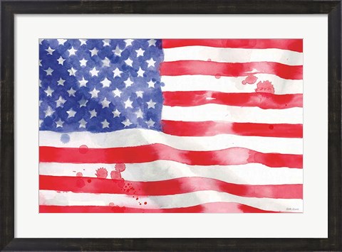 Framed Americana Style I Print