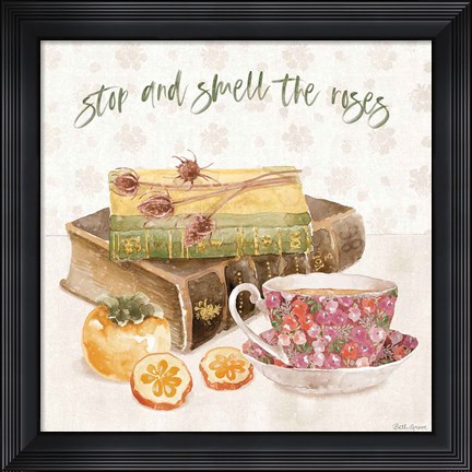 Framed Cottage Charm VII Print