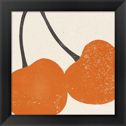 Framed Graphic Fruit III Print