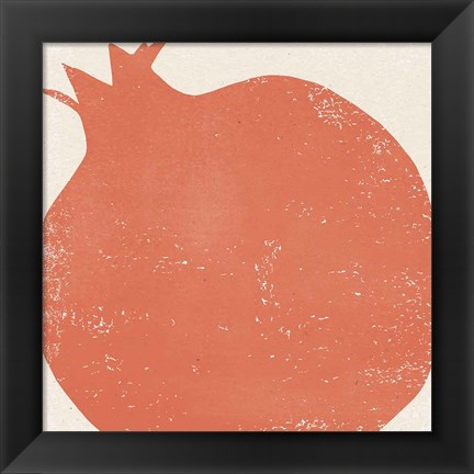 Framed Graphic Fruit I Print