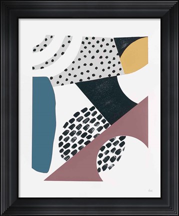 Framed Luminous Tumble II Dark Print