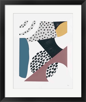 Framed Luminous Tumble II Dark Print