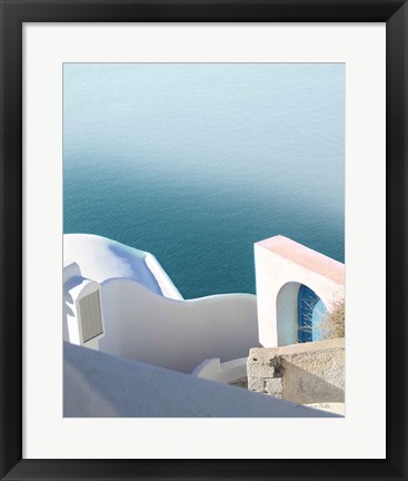 Framed Santorini II Print