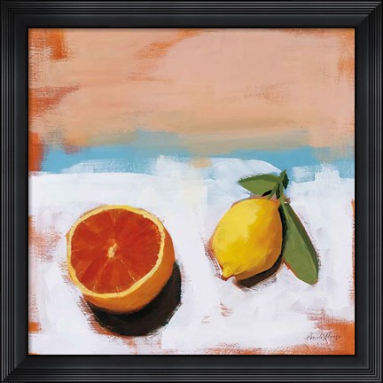 Framed Fruit and Cheer I Print