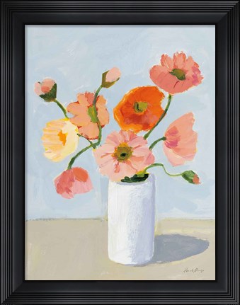Framed Iceland Poppies Print