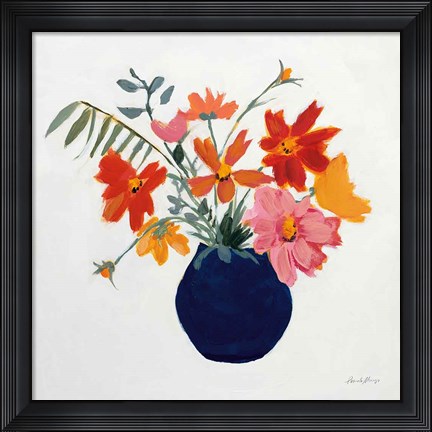 Framed Simplicity Bouquet II Print