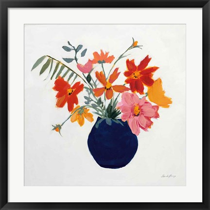 Framed Simplicity Bouquet II Print