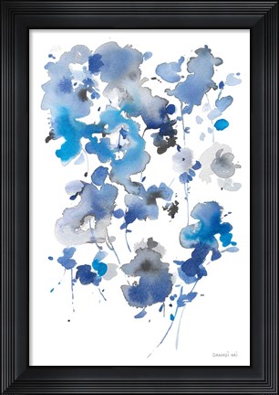 Framed Cascading Petals II Print