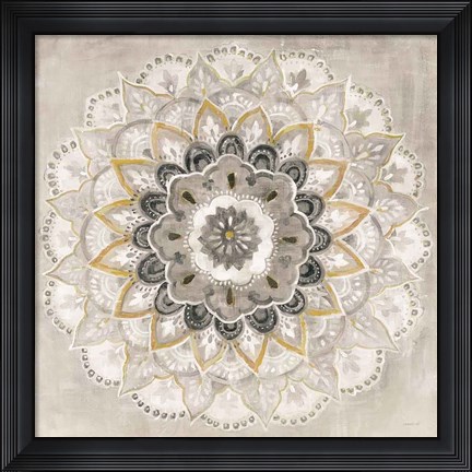 Framed Warm Sunburst Print