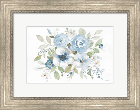 Framed Essence of Spring I Blue Print