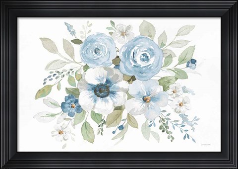 Framed Essence of Spring I Blue Print