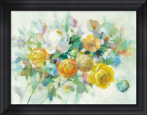 Framed Blooming Splendor II Print