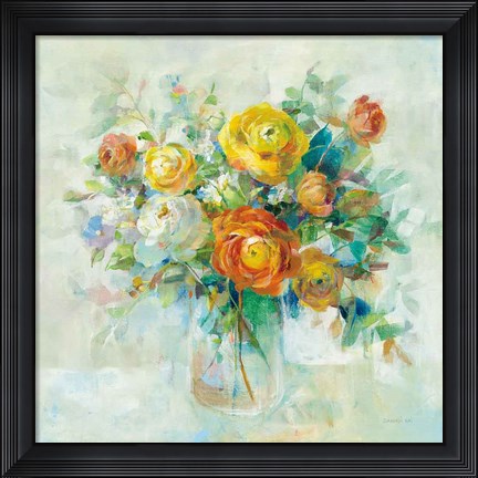 Framed Blooming Splendor I Print