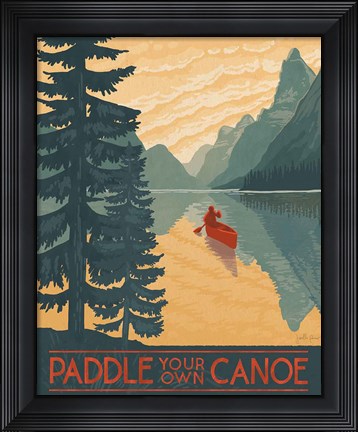 Framed Born to Roam V Print