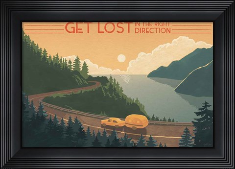 Framed Born to Roam I Print