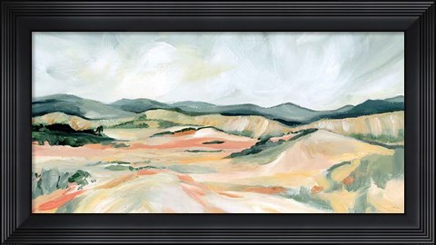 Framed Vermillion Landscape III Print