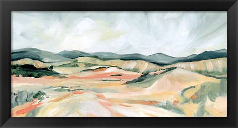 Framed Vermillion Landscape III Print