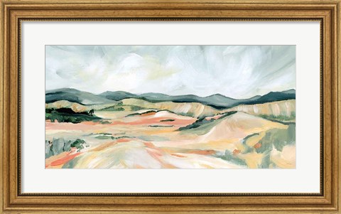 Framed Vermillion Landscape III Print