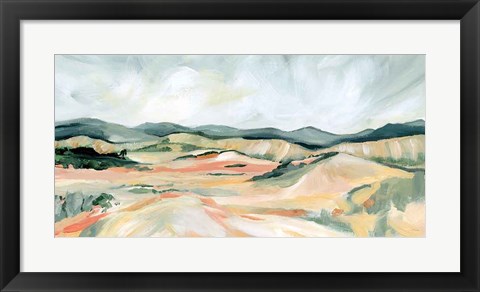 Framed Vermillion Landscape III Print