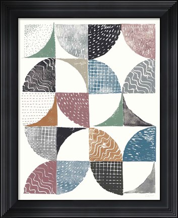 Framed Colorful Night Sky II Print