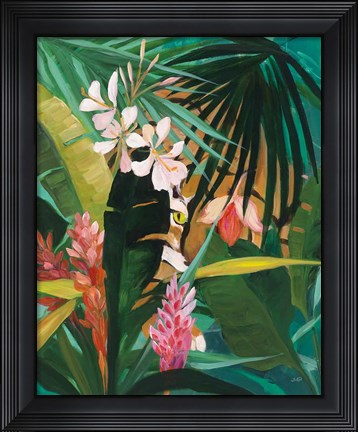 Framed Hidden Jungle I Print