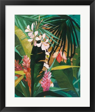 Framed Hidden Jungle I Print