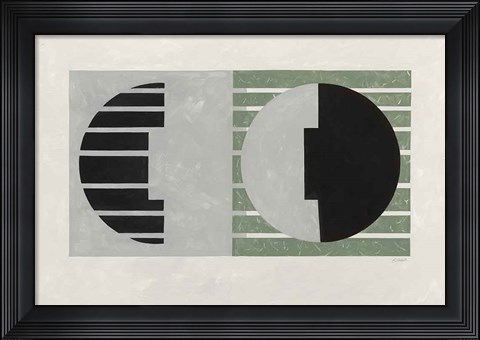 Framed Latitude Sage Print