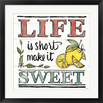 Framed Lemonade Stand V Print