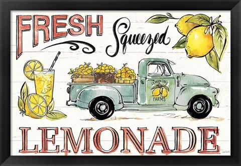 Framed Lemonade Stand I Print