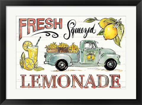 Framed Lemonade Stand I Print