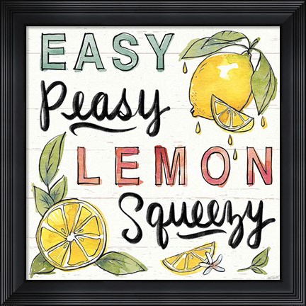 Framed Lemonade Stand II Print