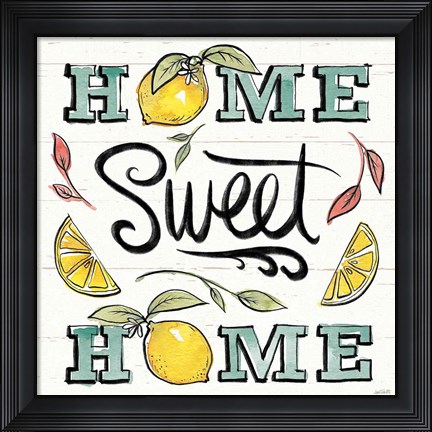 Framed Lemonade Stand III Print