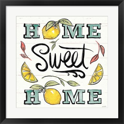 Framed Lemonade Stand III Print