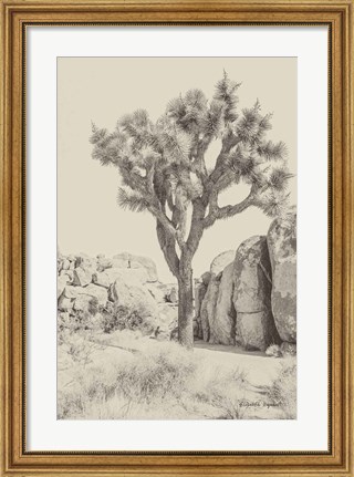 Framed Joshua Tree IV Neutral Print