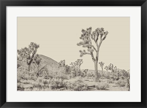 Framed Joshua Tree II Neutral Print