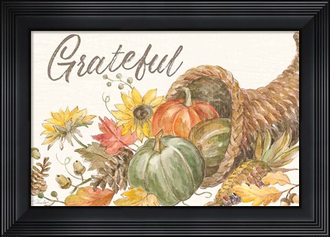 Framed Happy Harvest II Print