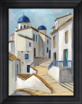 Framed Santorini View II Print