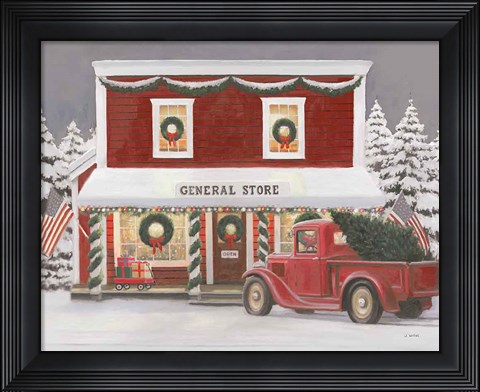 Framed Holiday Moments I Gray Print