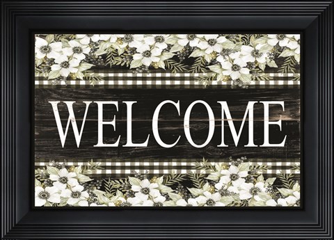 Framed Welcome Print
