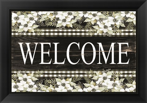 Framed Welcome Print