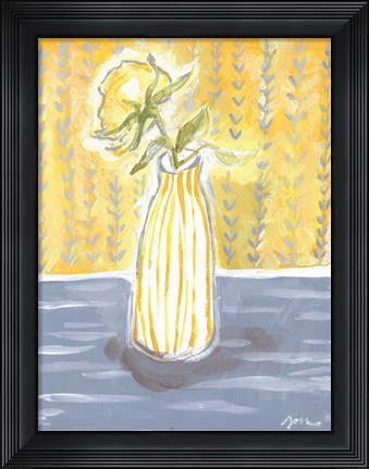 Framed Rose in Glass II Print