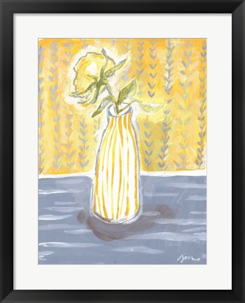 Framed Rose in Glass II Print