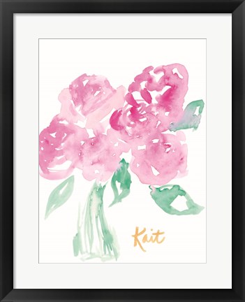 Framed Pretty in Pink Print